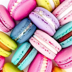 Macarons artisanaux assortis-Coffret gourmand
